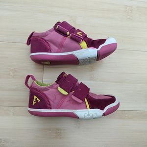 PLAE Toddler Girls Electric Fuchsia Sneakers Shoes Size 8